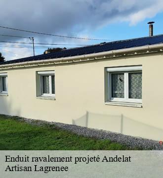 Enduit ravalement projeté  andelat-15100 Artisan Lagrenee