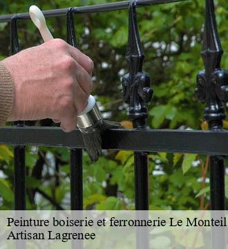 Peinture boiserie et ferronnerie  le-monteil-15240 Artisan Lagrenee